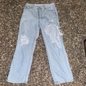 S.O.N.G. Ripped Boyfriend Jeans Size 11/30